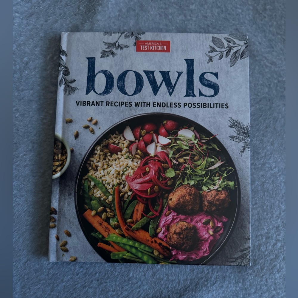 'Bowls' Cookbook - Gray Cover